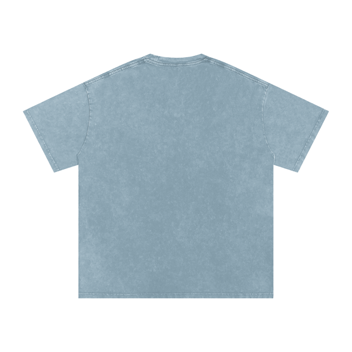 Skull - Snow Washed Oversized Cotton T-Shirt