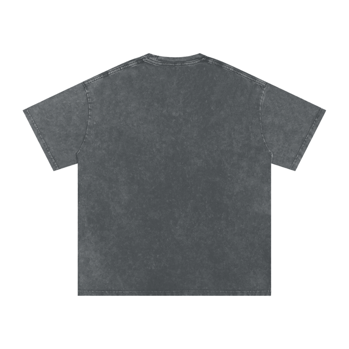 Skull - Snow Washed Oversized Cotton T-Shirt