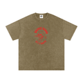 Peace with the Wreckage - Snow Washed Oversized Cotton T-Shirt