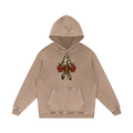 Bear - Snow Washed Loose Cotton Hoodie