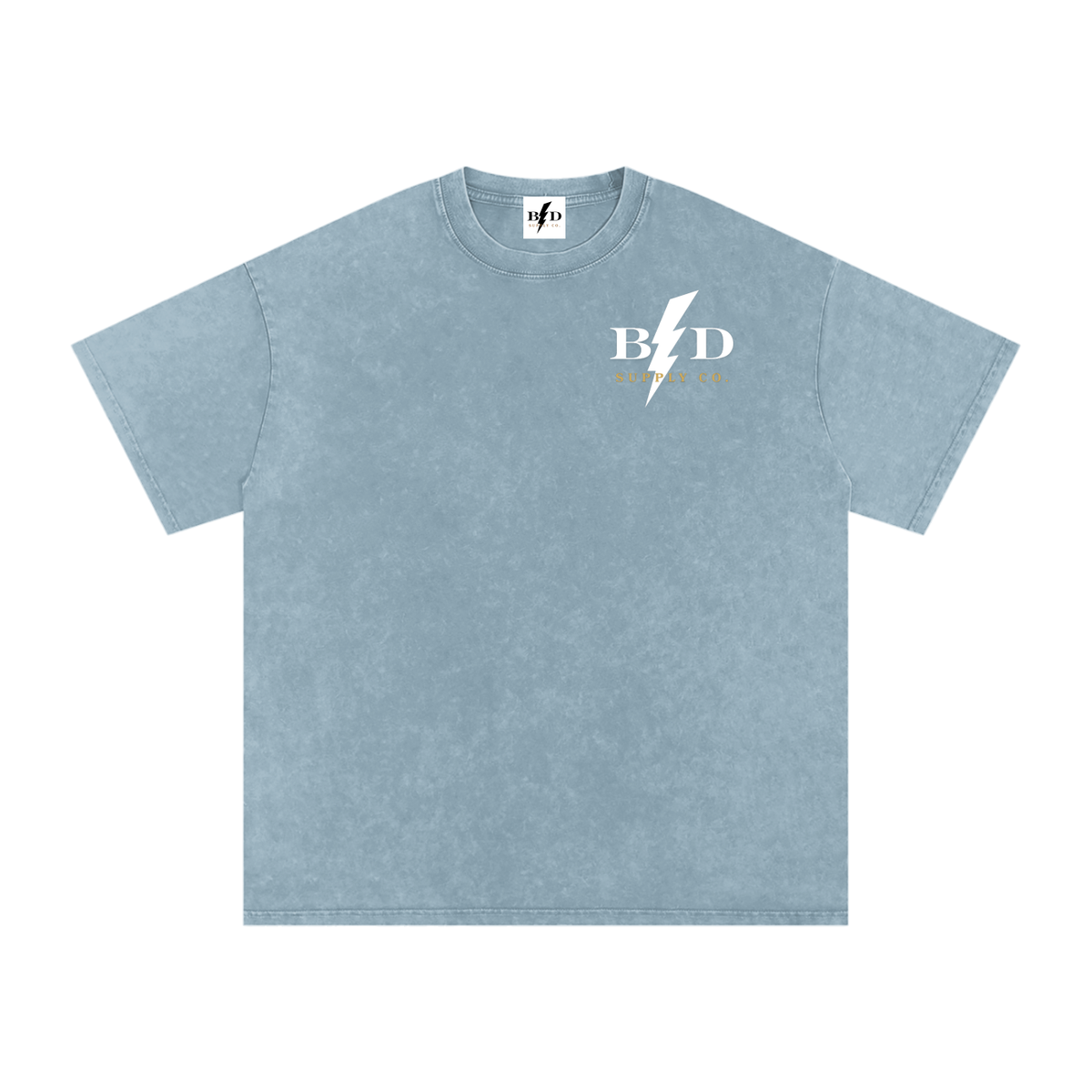 Panther Rose - Snow Washed Oversized Cotton T-Shirt