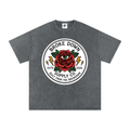 Eye n Rose - Snow Washed Oversized Cotton T-Shirt