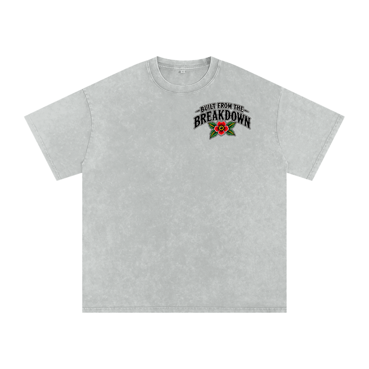 Recovery lighthouse - Snow Washed Oversized Cotton T-Shirt