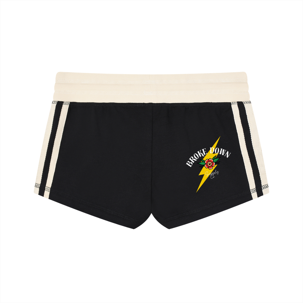 Lightning - Cheeky Stripe Track Shorts