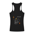 Make Peace - Slim Fit Ribbed Racerback Tank Top