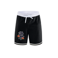 Panther Shorts - Classic Stripe Trim Basketball Shorts