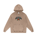 Bull Skull - Snow Washed Loose Cotton Hoodie