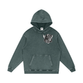 Skull - Snow Washed Loose Cotton Hoodie