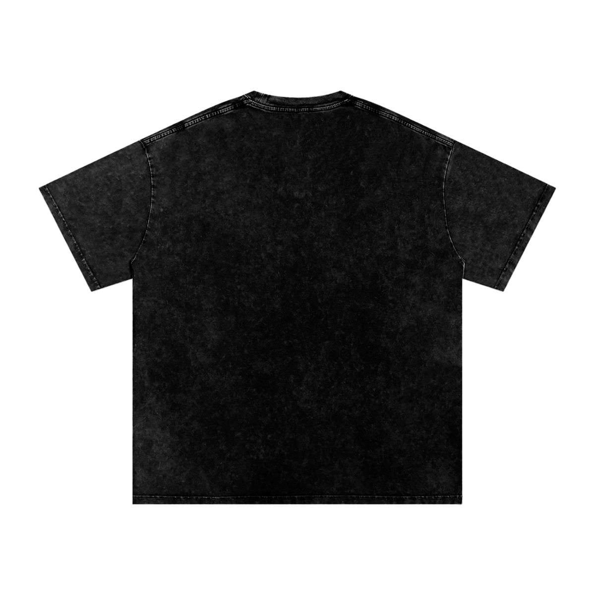 Skull - Snow Washed Oversized Cotton T-Shirt