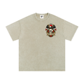 Snake Woman - Snow Washed Oversized Cotton T-Shirt