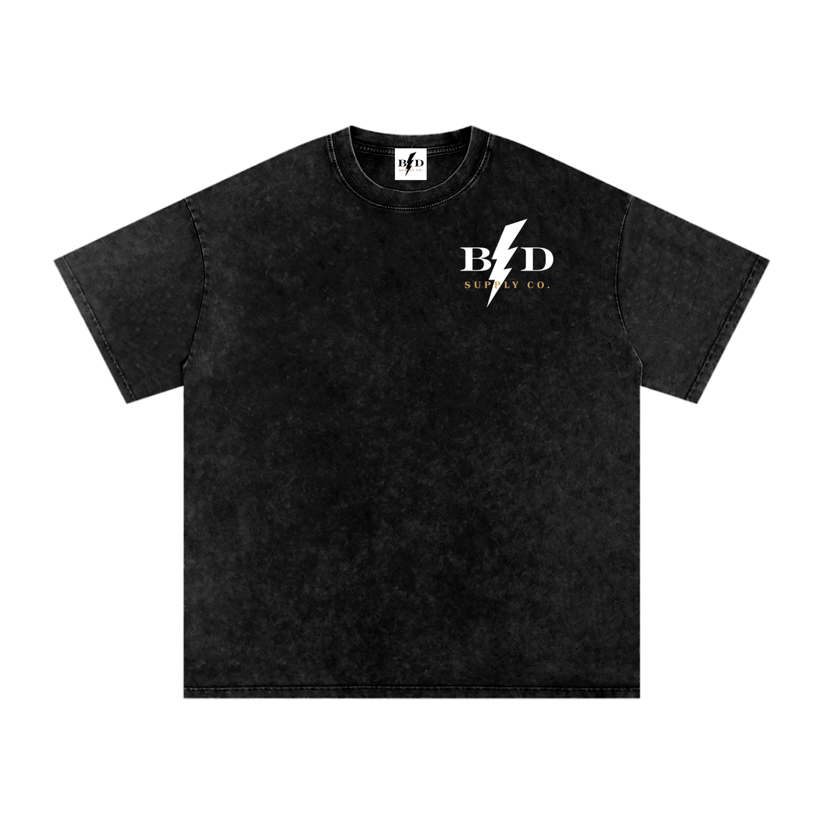 Panther Rose - Snow Washed Oversized Cotton T-Shirt