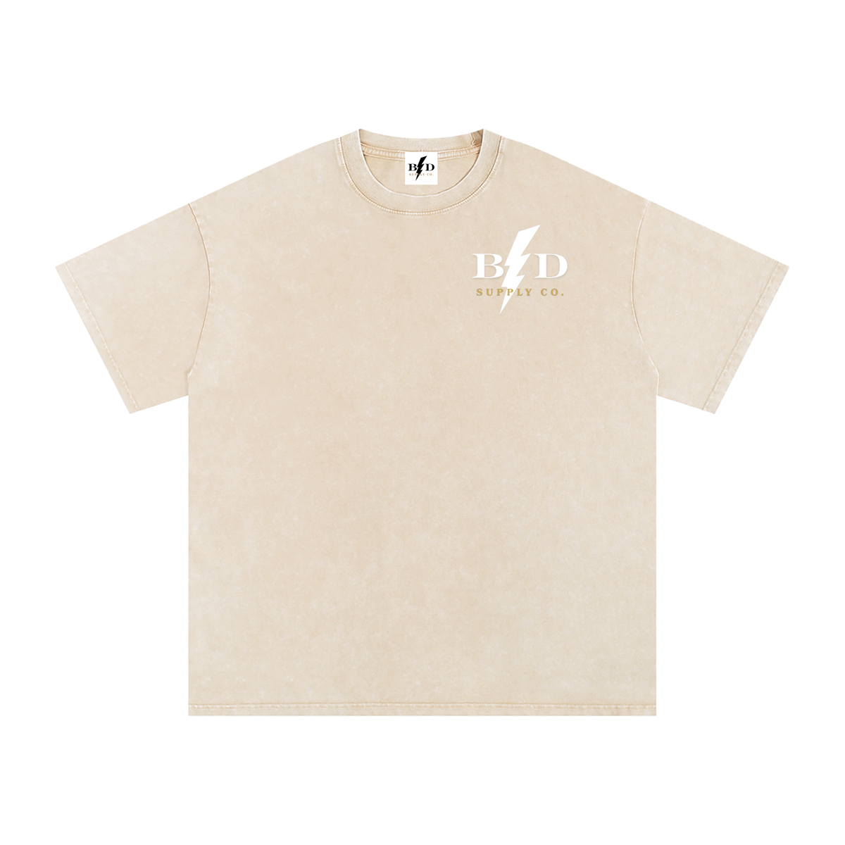 Panther Rose - Snow Washed Oversized Cotton T-Shirt