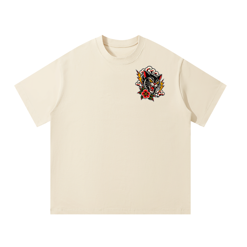 Black Cat - Unisex Oversized T-Shirt