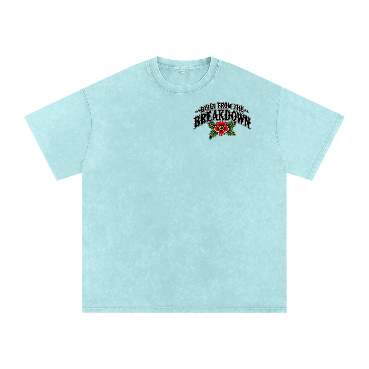Recovery lighthouse - Snow Washed Oversized Cotton T-Shirt