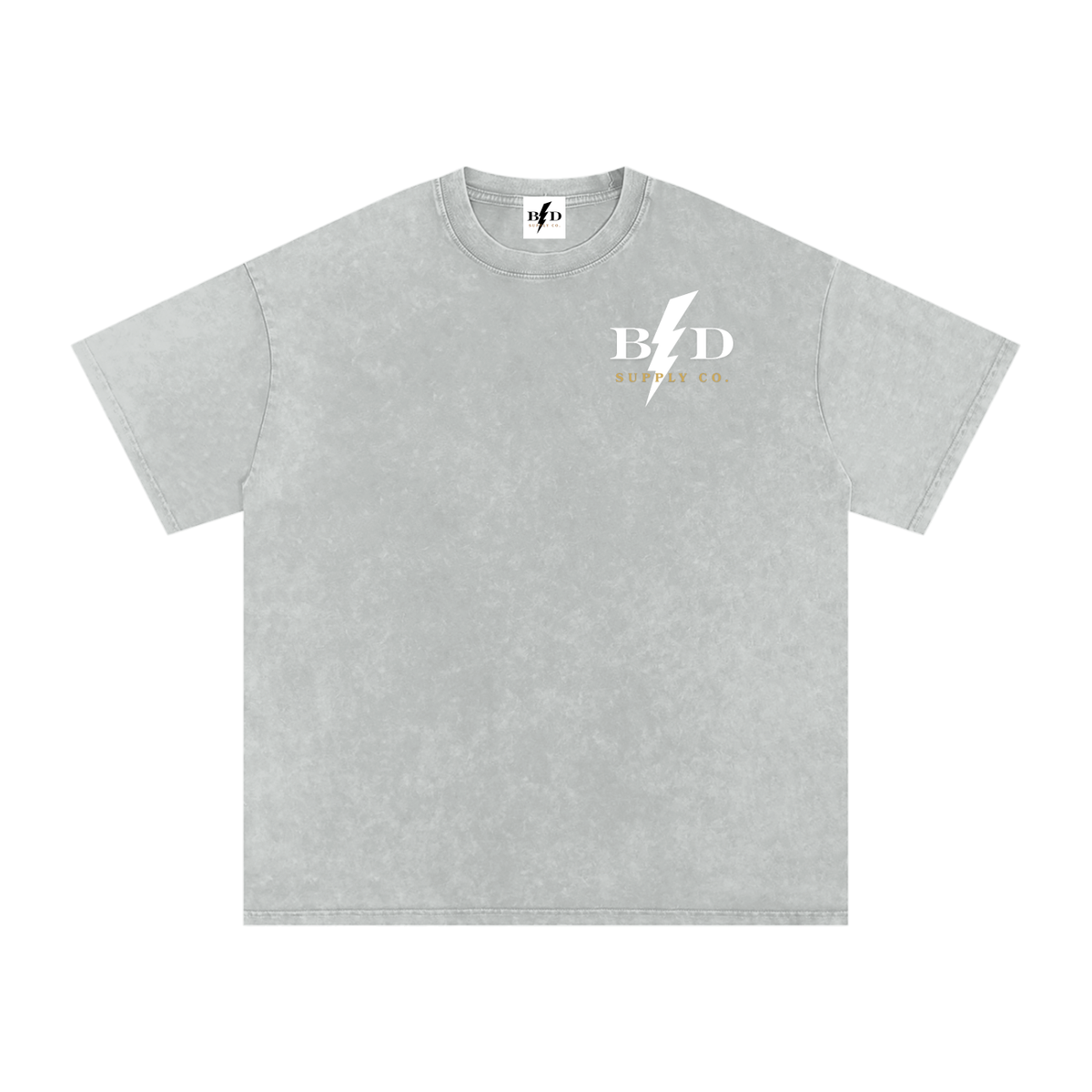 Panther Rose - Snow Washed Oversized Cotton T-Shirt