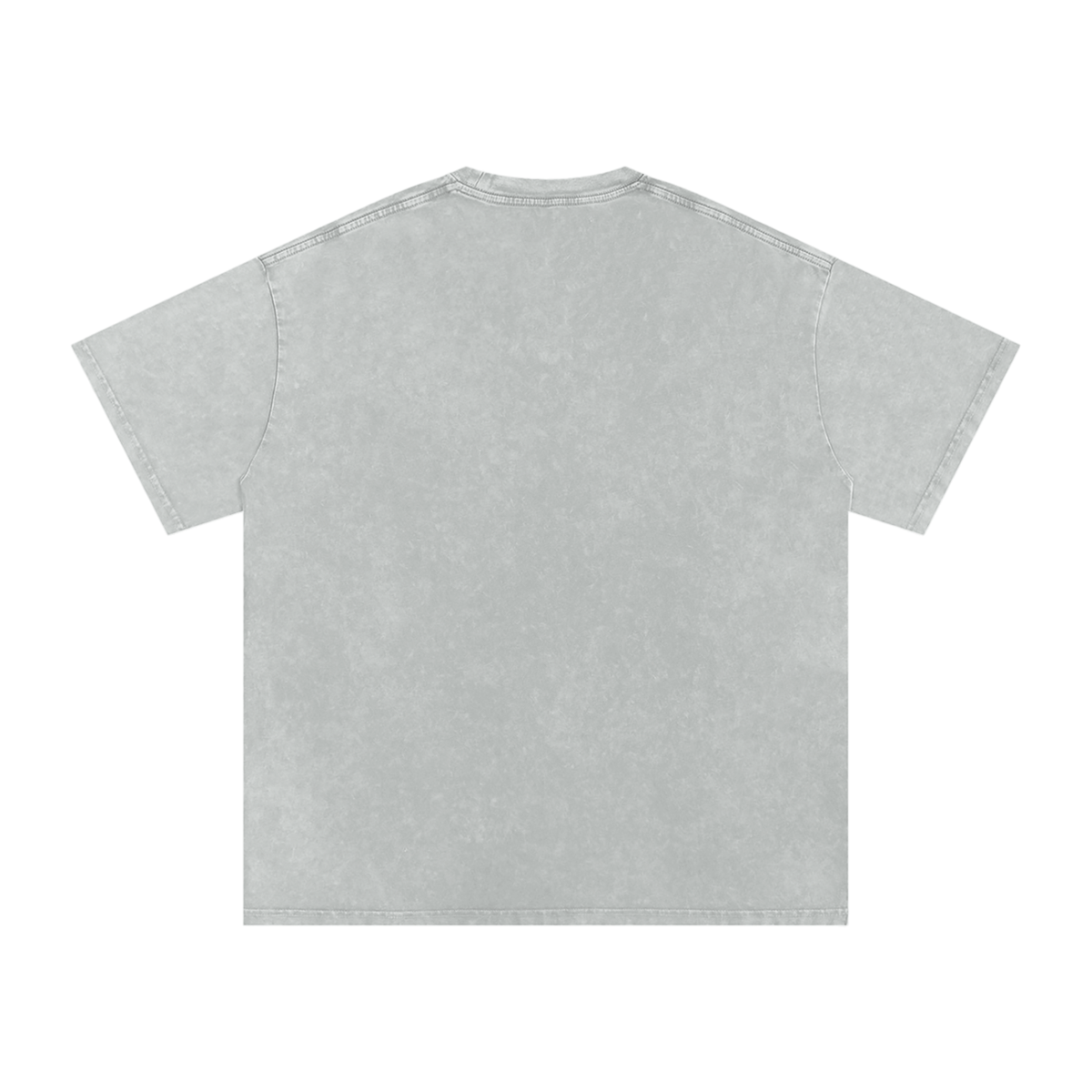 Skull - Snow Washed Oversized Cotton T-Shirt