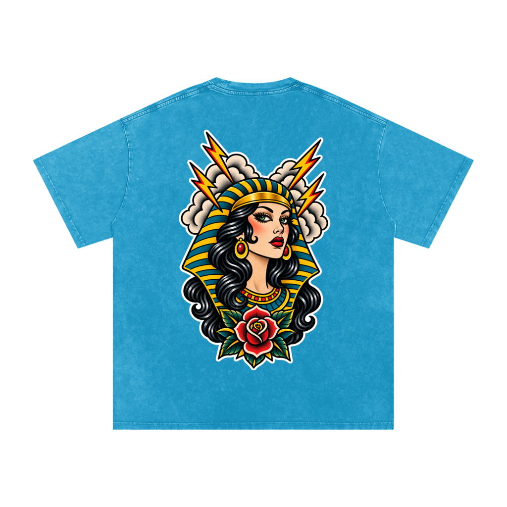 Egyptian - Snow Washed Oversized Cotton T-Shirt