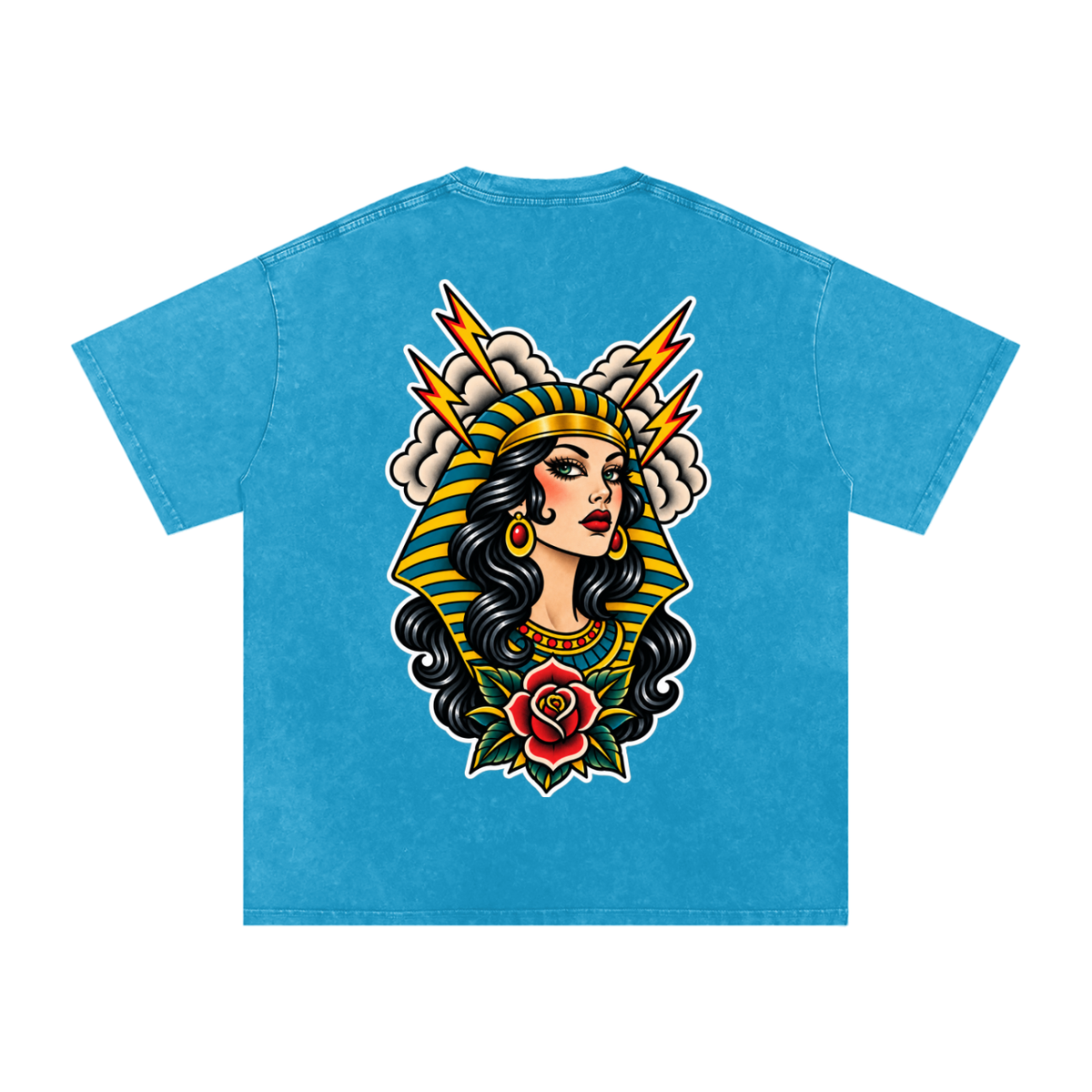 Egyptian - Snow Washed Oversized Cotton T-Shirt