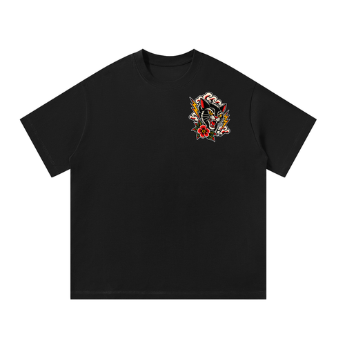 Black Cat - Unisex Oversized T-Shirt