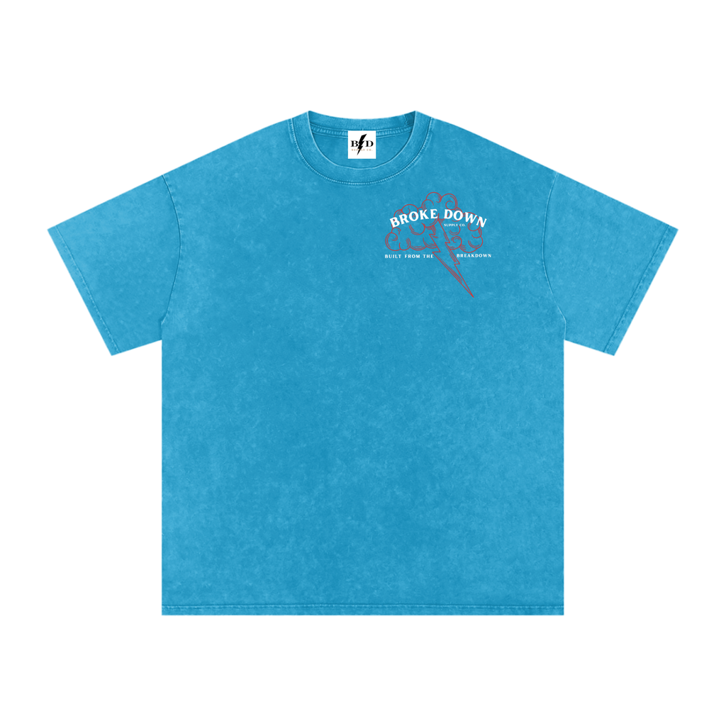 Egyptian - Snow Washed Oversized Cotton T-Shirt