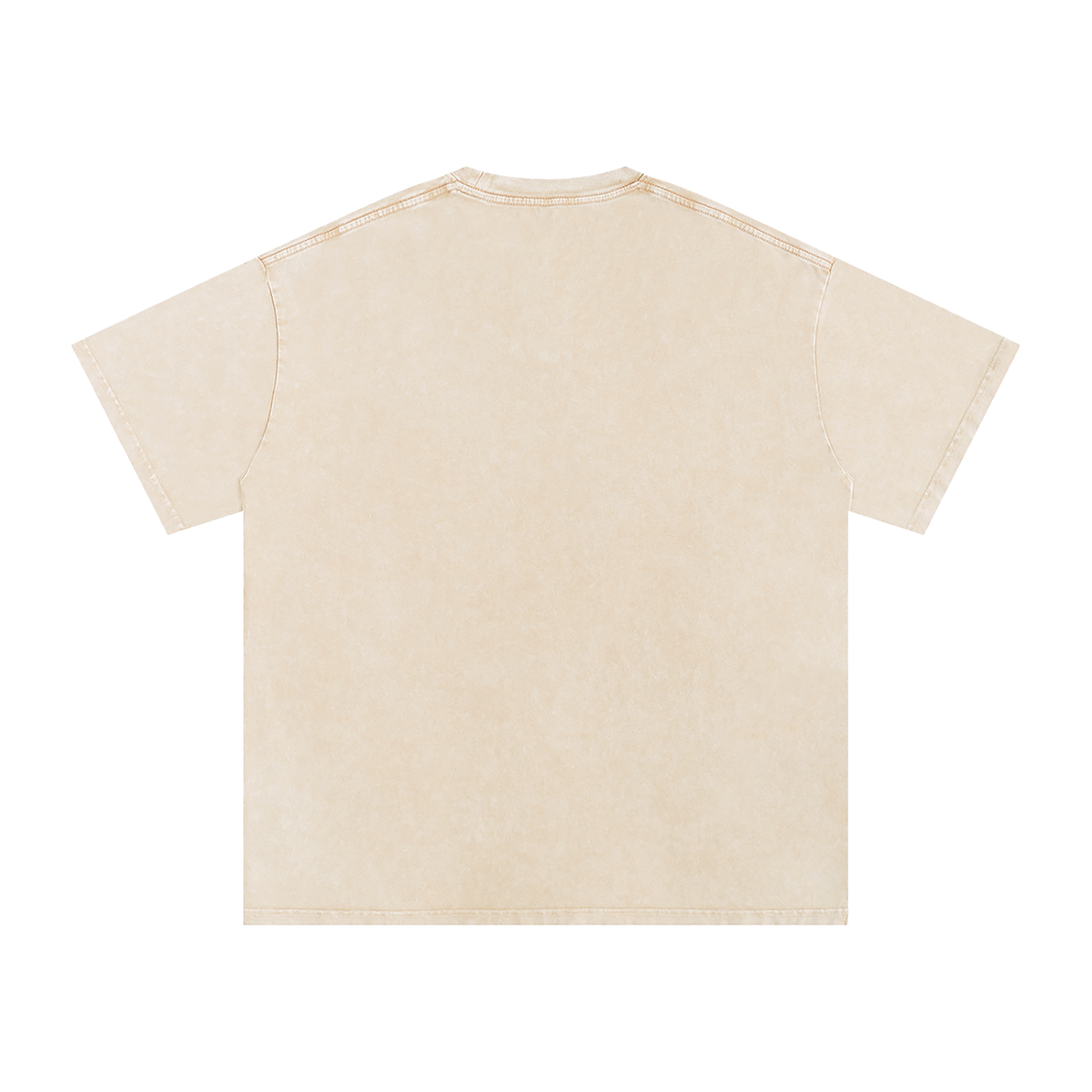 Skull - Snow Washed Oversized Cotton T-Shirt